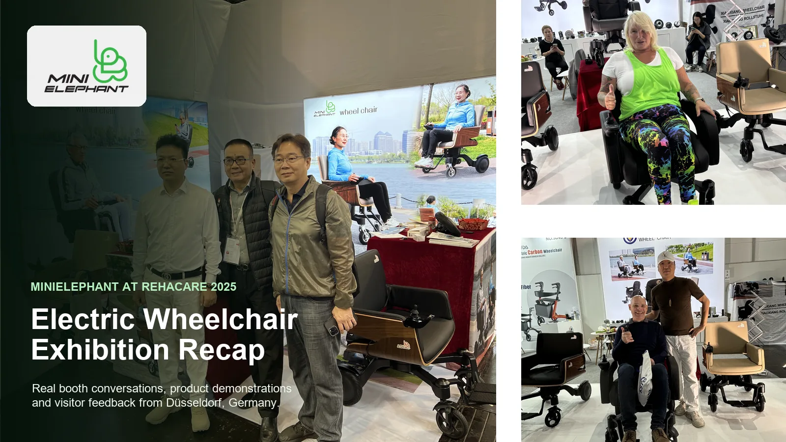 Electric Wheelchair at REHACARE 2025: MiniElephant Exhibition Recap