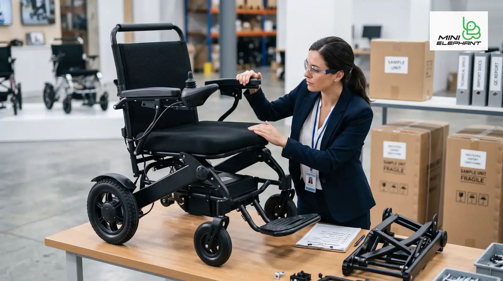 Electric Wheelchair Sample Evaluation Checklist for Importers
