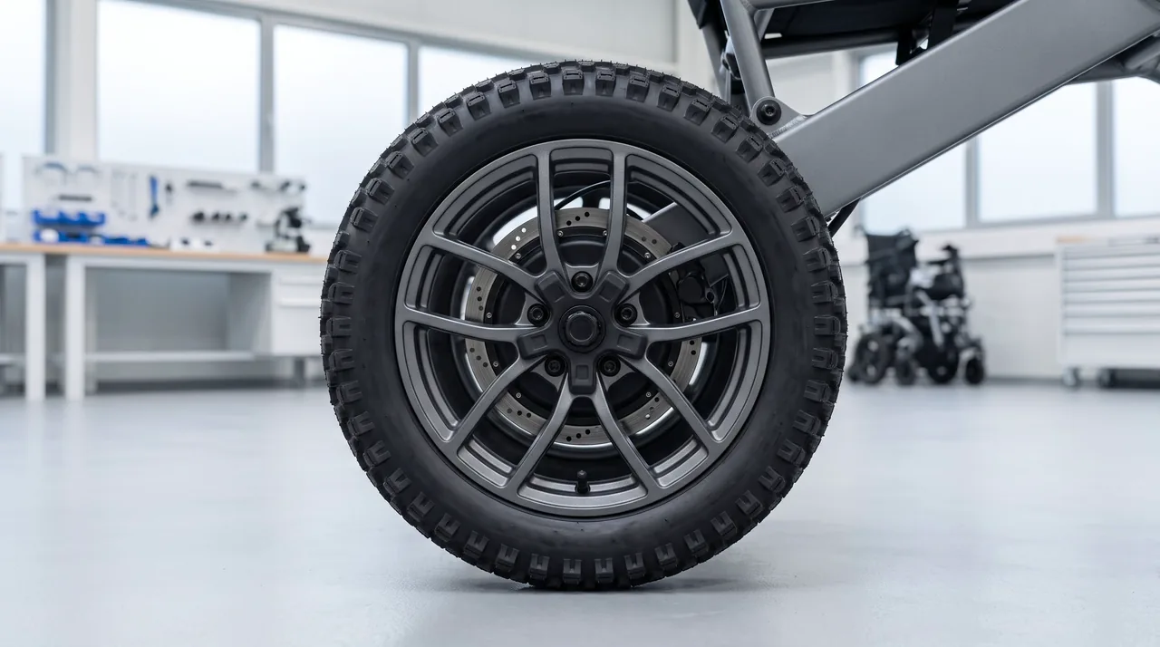 Electric Wheelchair Tires: Solid vs Pneumatic Wheels B2B Guide